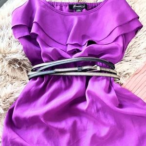 Forever 21 Plum Ruffle Cami Dress